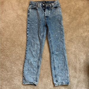 Vintage Blue Acid Wash Jeans